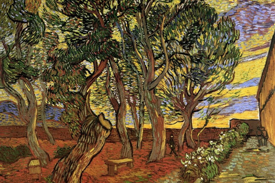 Осенние картины – Ван Гог «Сад больницы Святого Павла»