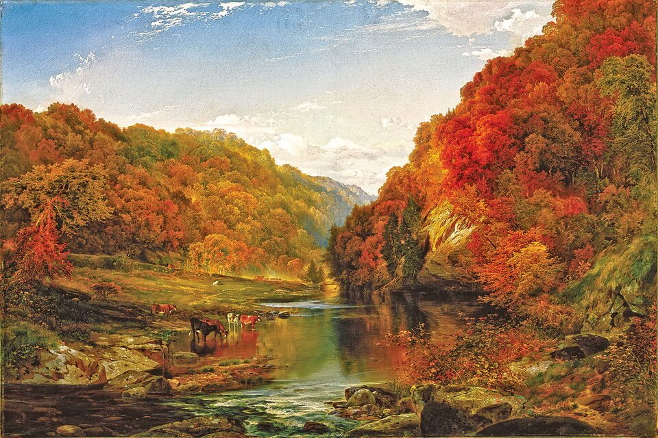 Картины осени – Томас Моран «Осенний полдень, Виссахикон»