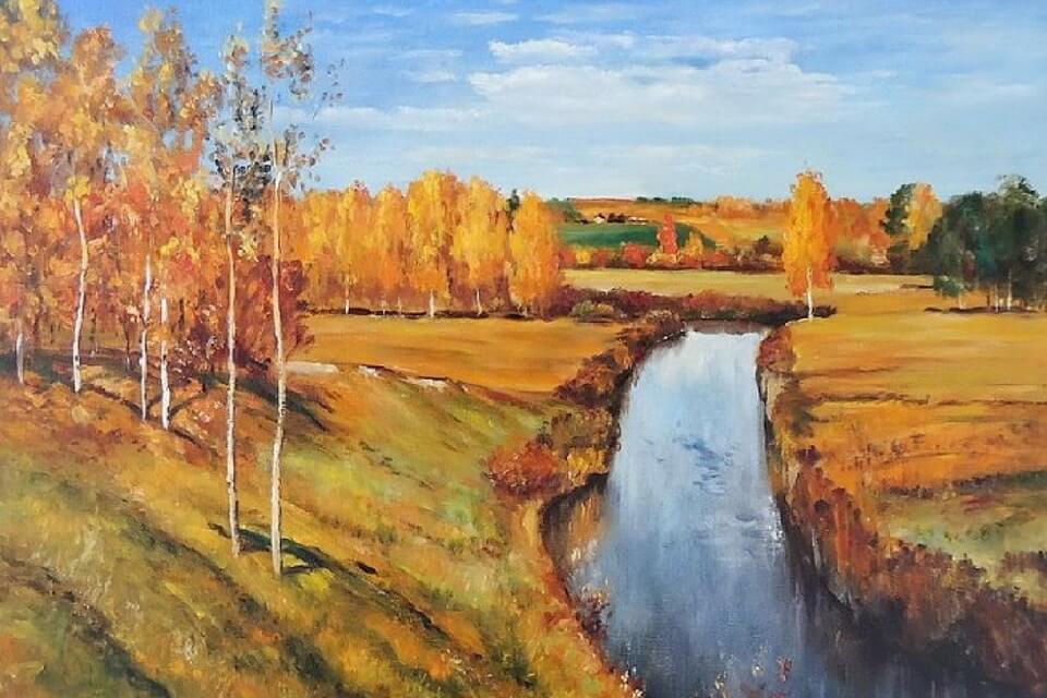 Осенние пейзажи – Исаак Левитан  «Золотая осень»