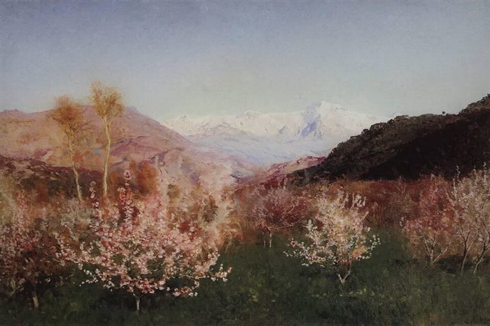 Весняні картини відомих художників – Ісаак Левітан – «Весна в Італії» (1890)