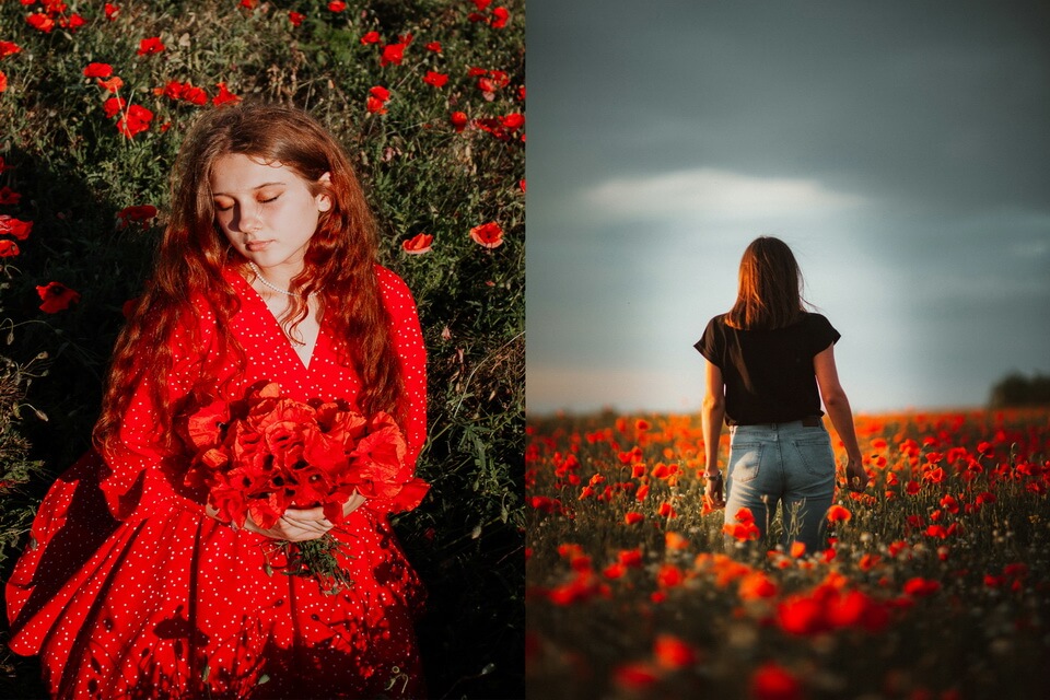 Кращий час для фотосесії у маках та на макових полях