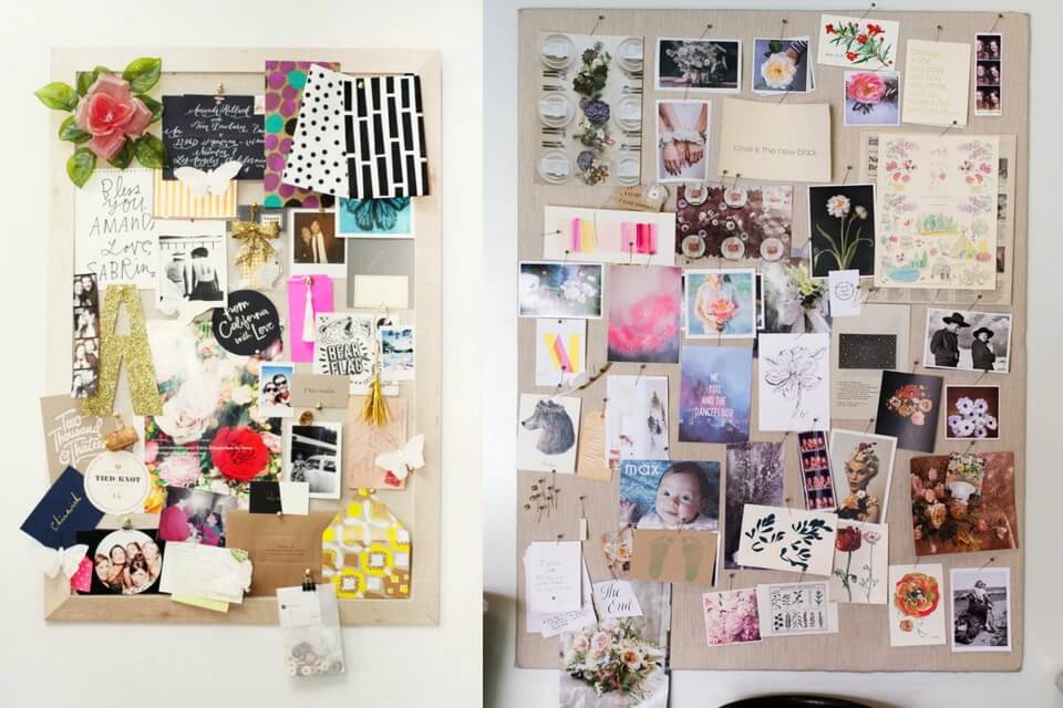 Як оформити дошку натхнення (мудборд) - фото та ідеї
